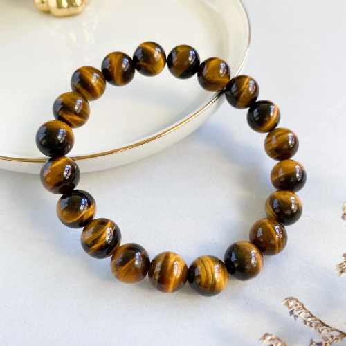BROWN TIGER EYE BRACELET